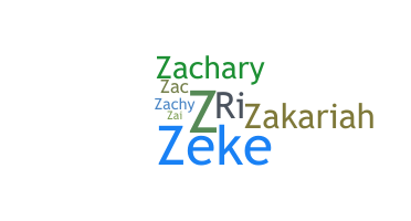 Segvārds - Zachariah