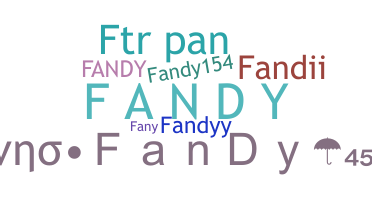 Segvārds - Fandy
