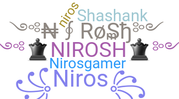 Segvārds - Nirosh
