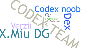 Segvārds - Codex