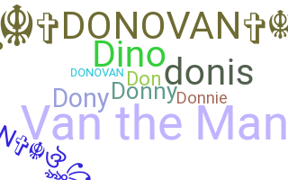Segvārds - Donovan