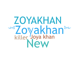 Segvārds - Zoyakhan