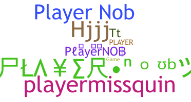 Segvārds - PlayerNOB