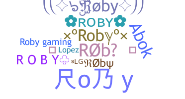 Segvārds - Roby