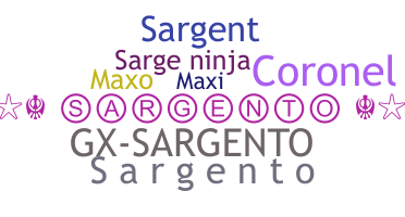 Segvārds - Sargento
