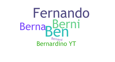Segvārds - Bernardino