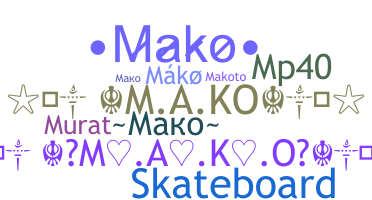Segvārds - Mako