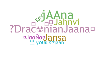 Segvārds - Jaana
