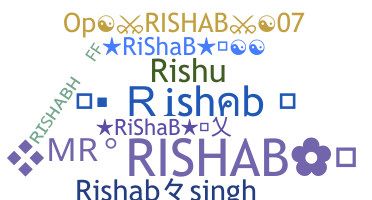 Segvārds - Rishab