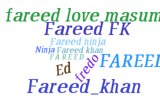 Segvārds - Fareed