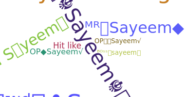 Segvārds - Sayeem