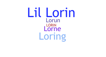Segvārds - Lorin