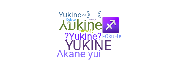 Segvārds - Yukine