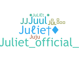Segvārds - Juliet