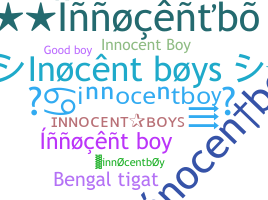 Segvārds - innocentboy