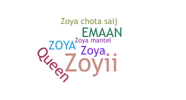 Segvārds - Zoyaa