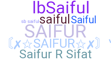 Segvārds - Saifur