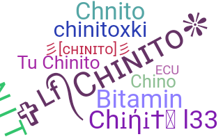 Segvārds - Chinito