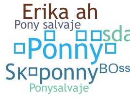 Segvārds - Ponny