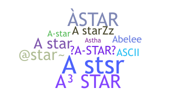 Segvārds - Astar