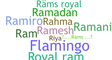 Segvārds - Rams