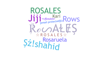 Segvārds - Rosales
