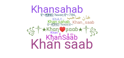 Segvārds - KhanSaab
