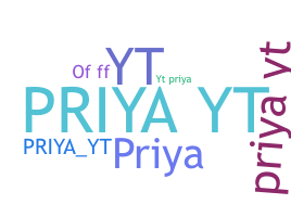 Segvārds - PriyaYT