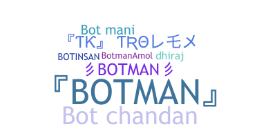 Segvārds - Botman