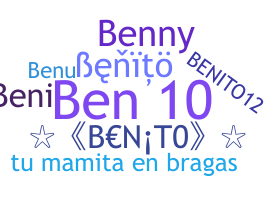 Segvārds - Benito