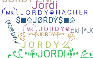 Segvārds - Jordy