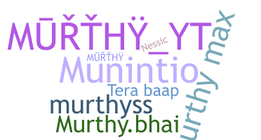 Segvārds - Murthy