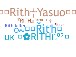 Segvārds - Rith