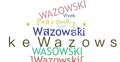 Segvārds - Wazowski