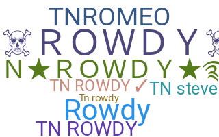 Segvārds - Tnrowdy