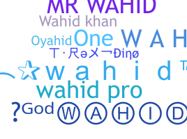 Segvārds - Wahid