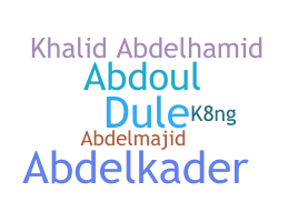 Segvārds - Abdel