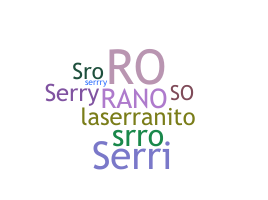 Segvārds - Serrano