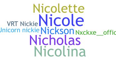 Segvārds - Nickie