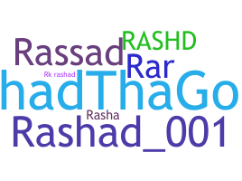 Segvārds - Rashad