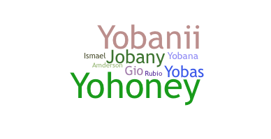 Segvārds - Yobani