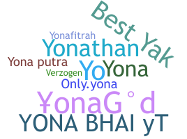 Segvārds - Yona