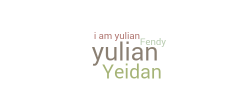 Segvārds - Yulian