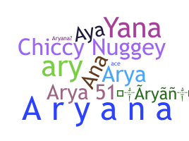 Segvārds - Aryana