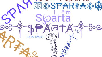 Segvārds - Sparta
