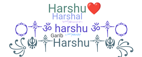 Segvārds - Harshu