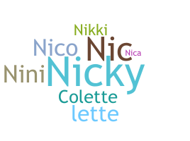 Segvārds - Nicolette