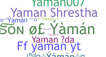 Segvārds - Yaman