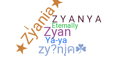 Segvārds - Zyanya
