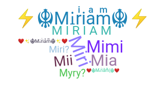Segvārds - Miriam